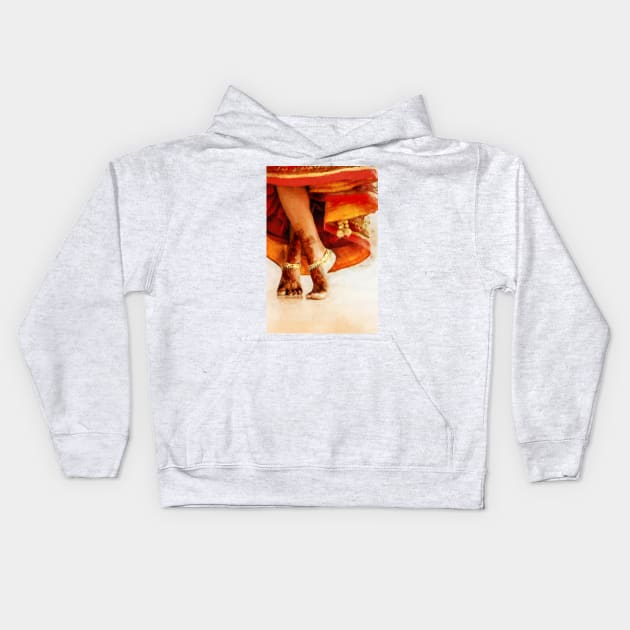 Goddess Terpsichore Kids Hoodie by Jarrodjvandenberg